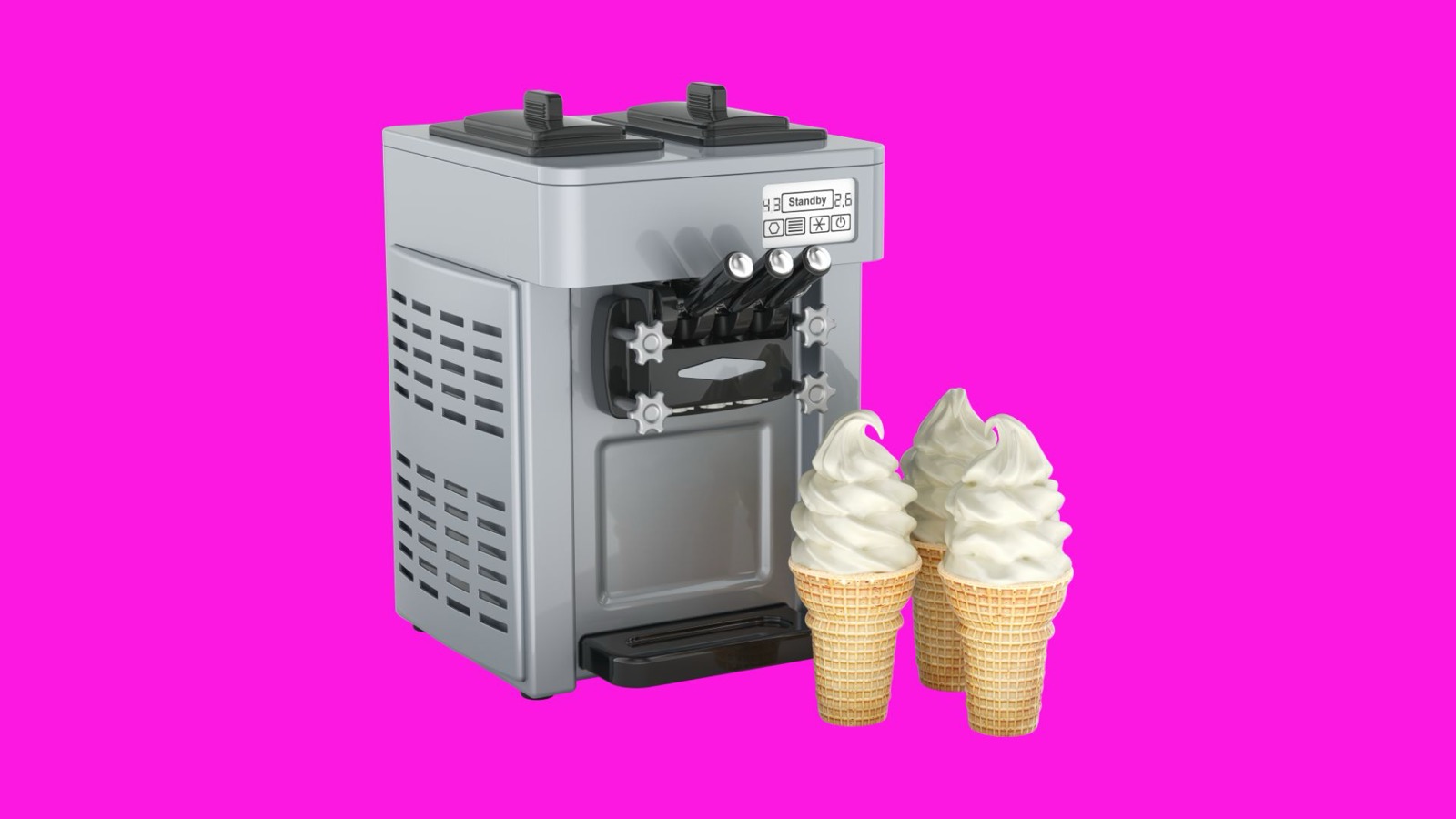 Soft ice maskine til udlejning